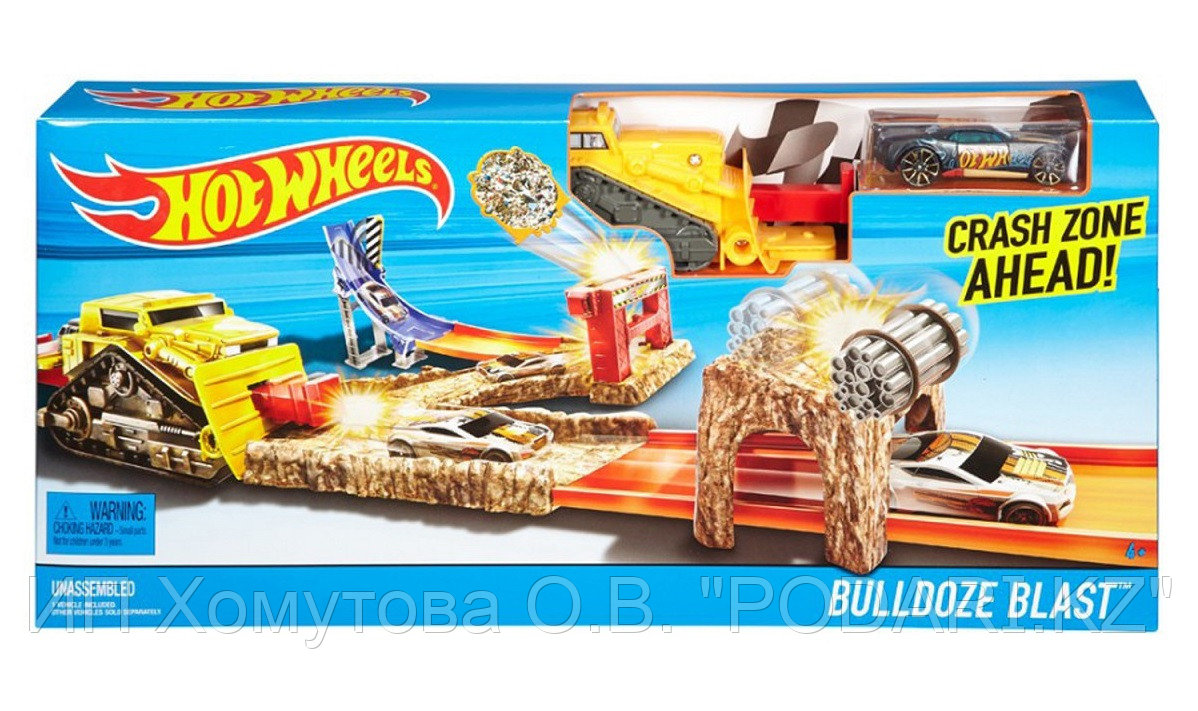Hot Wheels ''Bulldoze Blast'' Бульдозер