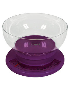 Весы кухонные LUMME LU-1303 механические фиолетовые