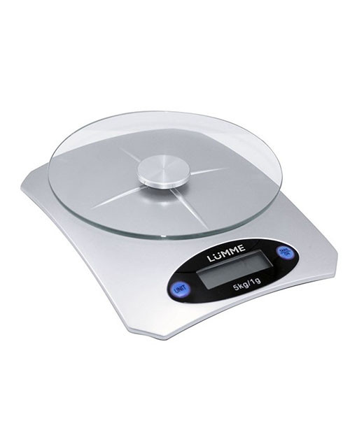 Весы кухонные LUMME LU-1319 электронные металлик