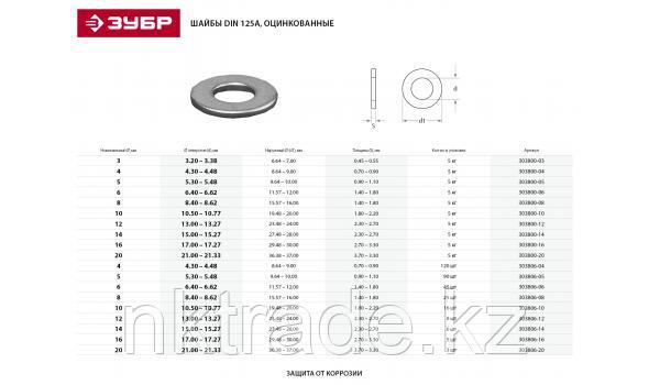 Шайбы оцинкованные DIN 125А - фото 2 - id-p48419040