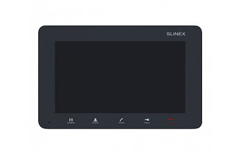 Монитор домофона цветной SLINEX SM-07М, серебро/черный, фото 2