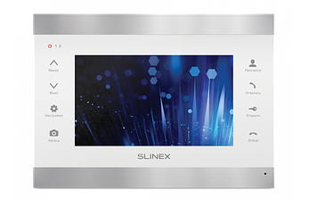 IP монитор домофона цветной SLINEX SL-07 IP, серебро/белый, фото 2