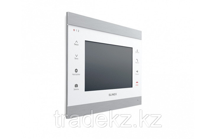 IP монитор домофона цветной SLINEX SL-07 IP, серебро/белый - фото 2 - id-p48439669