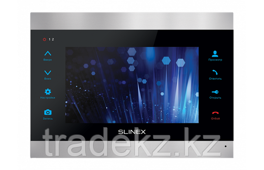IP монитор домофона цветной SLINEX SL-07 IP, серебро/черный, фото 2