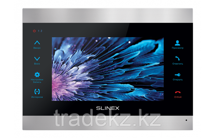 Монитор домофона цветной SLINEX SL-07M, серебро/черный - фото 1 - id-p48454643