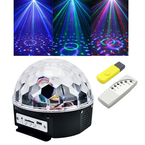 Диско-шар светодиодный LED MAGIC BALL с функцией bluetooth - фото 1 - id-p48479930