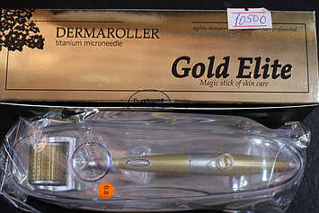 Мезороллер мод.Gold Elite 5+ позолоченные титановые иглы  0,5 мм (лазер.заточка)