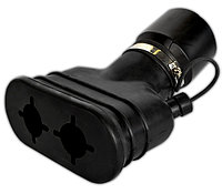 Насадка неопреновая 200x100 мм для шланга 76 мм Trommelberg