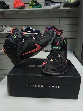 Баскетбольные кроссовки Nike Lebron XII (12) Black from Lebron James, фото 2