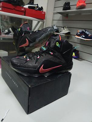 Баскетбольные кроссовки Nike Lebron XII (12) Black from Lebron James, фото 2