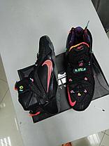 Баскетбольные кроссовки Nike Lebron XII (12) Black from Lebron James, фото 2