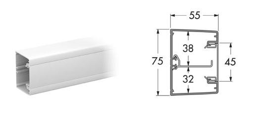 Кабельный канал Schneider Electric 75х55 мм