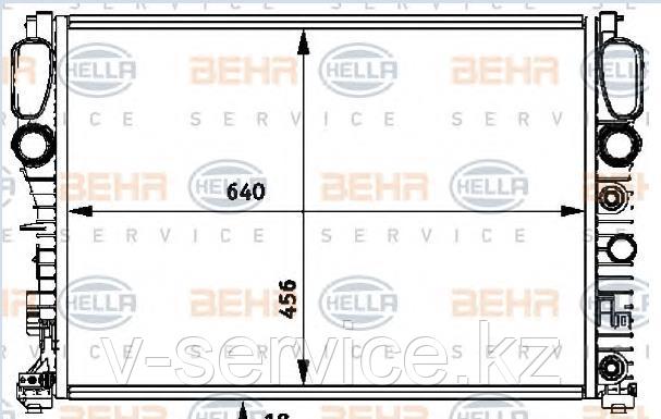Радиатор W211(M112)(211 500 01 02)(BEHR 8MK 376 718-011)