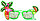 Карнавальные очки "Фламинго" цвета в ассортименте, фото 4