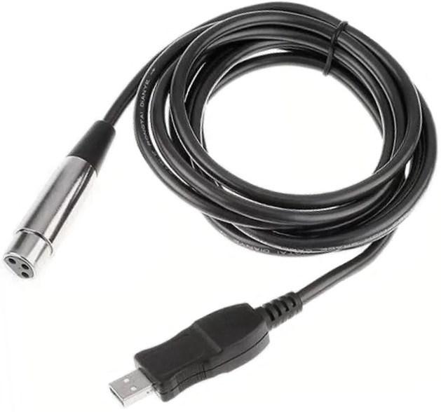 Кабель (адаптер, переходник) XLR - USB для микрофона