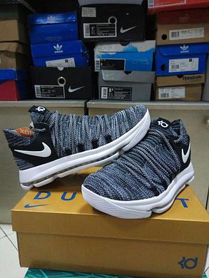 Баскетбольные кроссовки Nike KD X (10) from Kevin Durant темно-серые, фото 2
