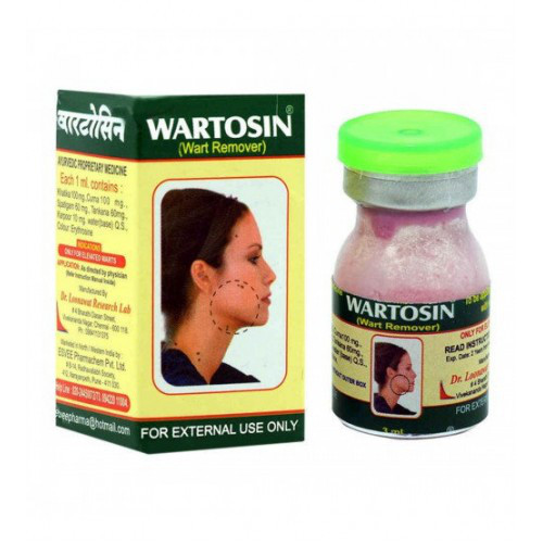 Вартосин Wartosin 3 мл (удаление бородавок и папиллом на лице, шее, щеках, подмышках) - фото 1 - id-p48537177
