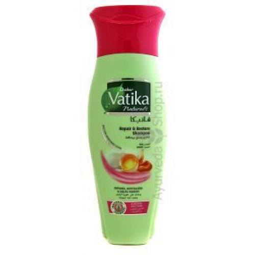 Шампунь Ватика Дабур восстановление и исцеление (Shampoo Vatika Dabur Repair& Restore)