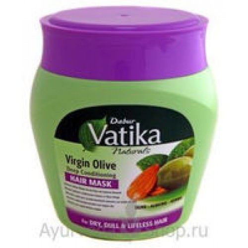 Маска для волос Ватика Дабур оливковая  (Vatika Dabur)