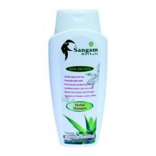 Шампунь для волос травяной Сангам "Ниим и Тулси" 200 мл, Sangam Herbals