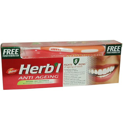 Зубная паста Дабур Антивозрастная (Anti Ageing) Dabur Herb'l 150гр