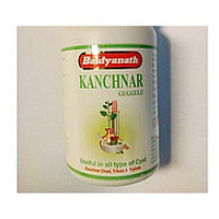 Канчанар Kanchanar гуггул baidyanath,  при различных нарушениях работы лимфатической системы