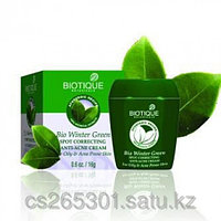 Крем для лица Био Грушанка "Biotique Wintergreen Cream Spot Application for Pimples only"
