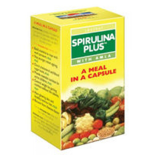 Спирулина с амлой  (Spirulina with Amla),регулярное использование спирулины будет поддерживать Ваш здоровье