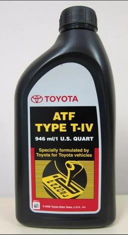 Масло для АКПП ATF TYPE T-4 TOYOTA 946ml/1 U,S, quart