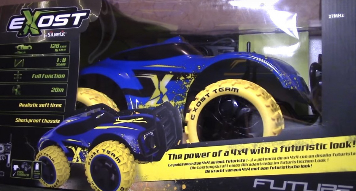 Машина р/у Exost "Футур Кросс" (на аккум.), синяя, 1:8