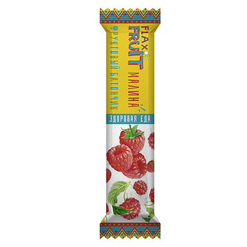 Фруктовый батончик "Flax Fruit" с малиной, 30 гр.