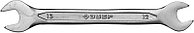 Ключ ЗУБР "МАСТЕР" гаечный рожковый, Cr-V сталь, хромированный, 17х19мм