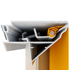 Профиль для баннера BannerBox 110 mm алюминиевый 6м. хлыст