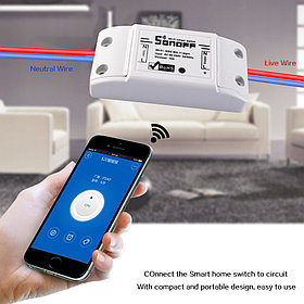 Sonoff base Wi-Fi реле для умного дома с управлением со смартфона через интернет