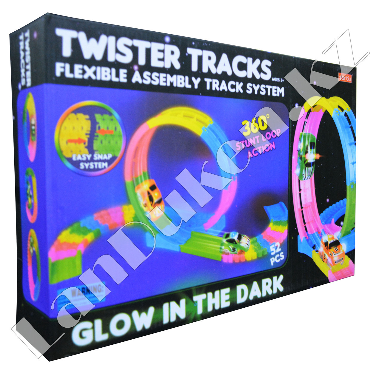 Светящаяся дорога Twister Tracks с петлей (Magic Track) 52 детали - фото 3 - id-p48613252