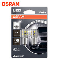 OSRAM Лампа светодиодная LED P21W 12V 2W BAU15s standard retrofit / холодный белый / 6000K / P21W