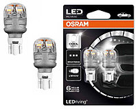 OSRAM Лампа светодиодная LED W5W 12V 1W W2.1x9.5d standart W5W / холодный белый / 6000K
