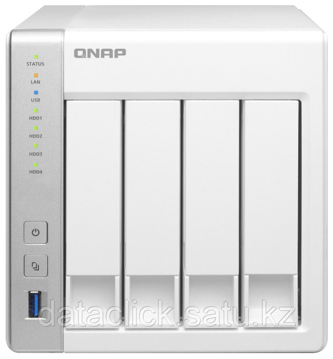 Qnap TS-431X-8G Сетевой RAID-накопитель, 4 отсека для HDD, 10 GbE SFP+. ARM Cortex-A15 - фото 1 - id-p48645707