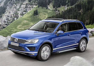 Порог-площадка "Bmw-Style" Volkswagen Touareg  2014-