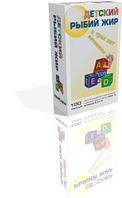 Детский рыбий жир, 100 капсул