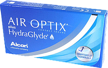 Контактные линзы AIR OPTIX plus Hydra Glyde