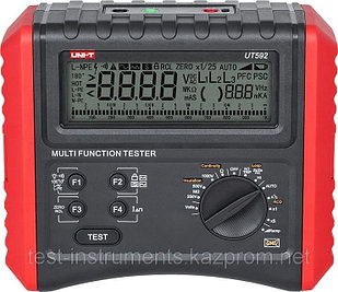 UT592   прибор для измерения и проверки параметров электробезопасности. Внесён в реестр РК