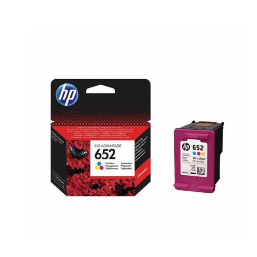 HP №652 Ink Advantage, Трехцветный струйный картридж (F6V24AE) - фото 1 - id-p48679899