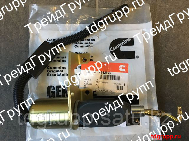 5292297 Клапан отсечки топлива (соленоид) Cummins QSB