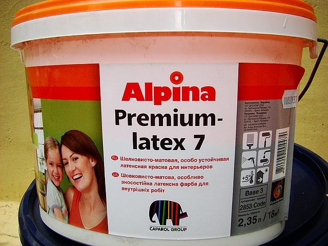 Alpina Долговечная интерьерная, высокоукрывистая краска для внутренних работ, шелковисто-матовая