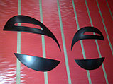 Накладки на фары (реснички) Daewoo Matiz вариант 2, фото 4