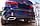Диффузор на задний бампер Kia Rio 2011-2014 дорестайлинг вариант 2, фото 4