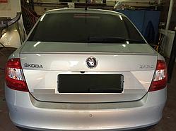 Спойлер на крышку багажника Skoda Rapid