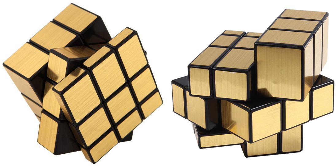 Кубик Рубика золотой 3x3 Magic Square - фото 1 - id-p48681423