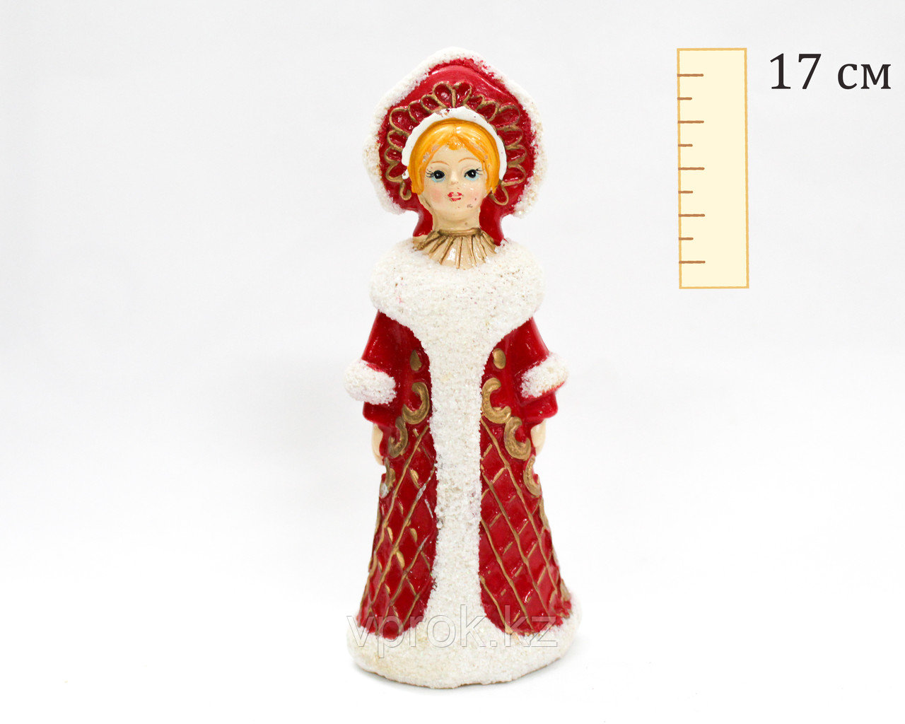 Сувенир-снегурочка, красная, 17 см - фото 1 - id-p48714468